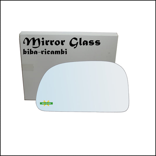 Chrome Rearview Mirror Glass Left Driver Side For Mitsubishi Colt V (CA) from 1995-2004