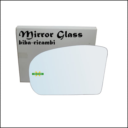 Chrome Rearview Mirror Glass Left Driver Side For Mercedes Benz S-Class II (W220) from 1998-2005