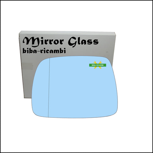 Blue Aspheric Mirror Glass Left Driver Side For Jeep Grand Cherokee III Limited (WH) from 2004-2011