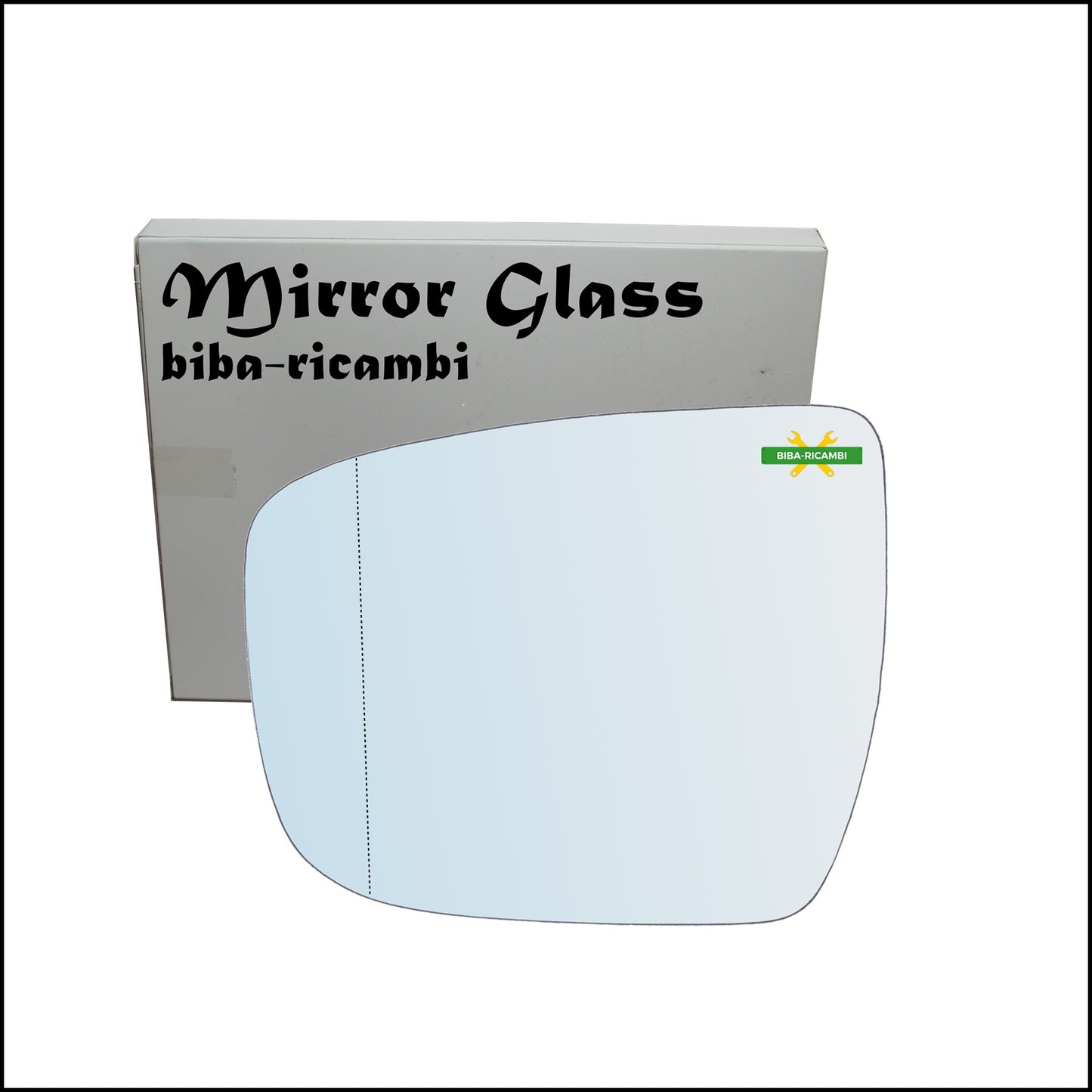 Aspherical Chrome Rearview Mirror Glass Left Driver Side