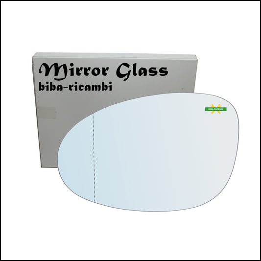 Aspherical Chrome Rear View Mirror Glass Left Driver Side For Renault Espace III (JE0) from 1996-2002