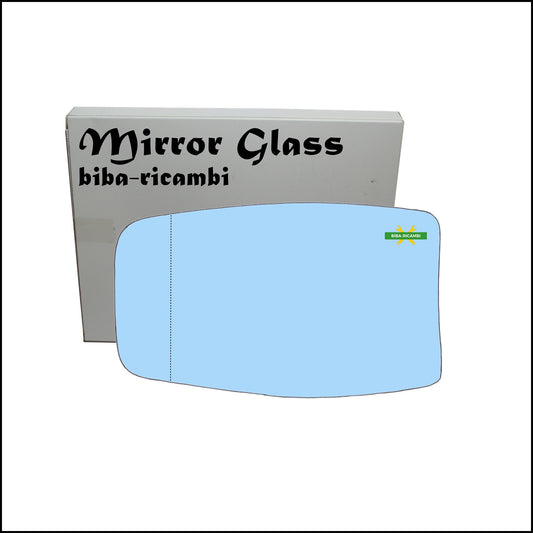 Aspherical Blue Rearview Mirror Glass Left Driver Side For Alfa Romeo 75 (162) from 1985-1992