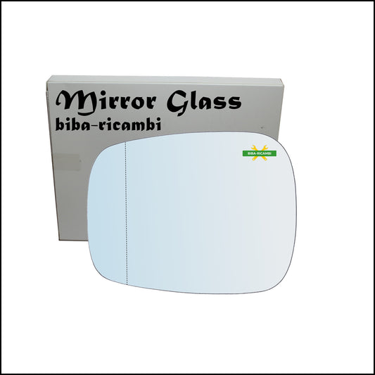 Aspherical Chrome Rear View Mirror Glass Left Driver Side For Nissan Kubistar (X76) from 2003&gt;