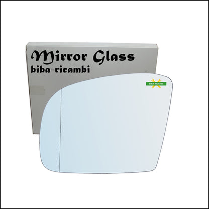 Aspherical Chrome Rearview Mirror Glass Left Driver Side For Mercedes M-Class II (W164) only from 2005-2009