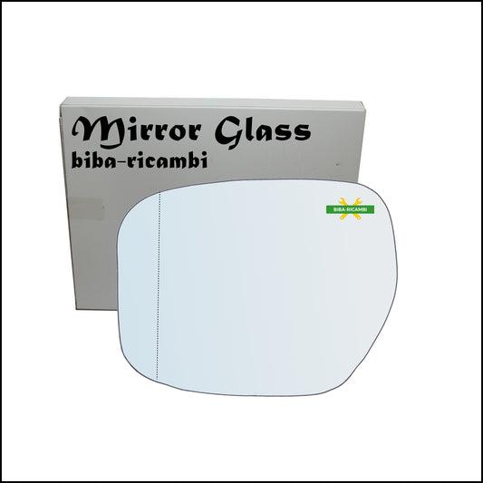 Aspherical Rearview Mirror Glass Left Driver Side For Honda City from 2008&gt;