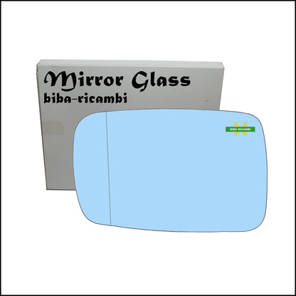 Aspherical Blue Rearview Mirror Glass Left Driver Side For BMW 3 Series (E46) Coupe from 1999-2006