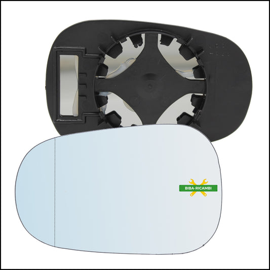 Aspherical Rearview Mirror Plate Left Driver Side For Nissan Micra III (K12) from 2002-2010