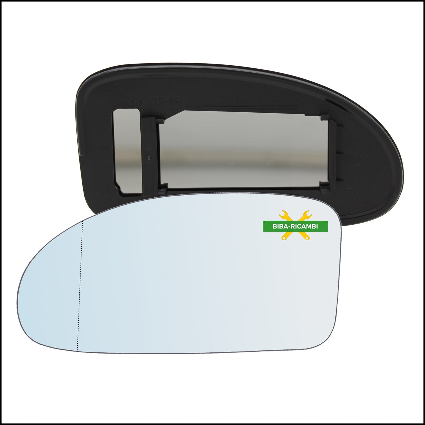 Aspherical Rearview Mirror Plate Left Driver Side For Ford Focus I only from 1998-2004