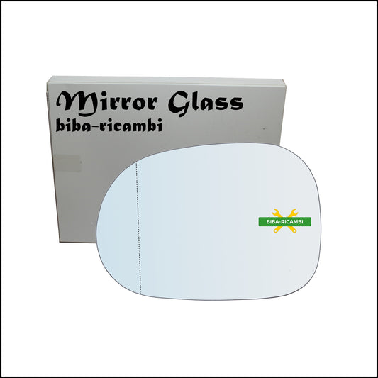 Aspherical Rearview Mirror Glass Left Driver Side For Mercedes ML (W163) only from 1998-2001