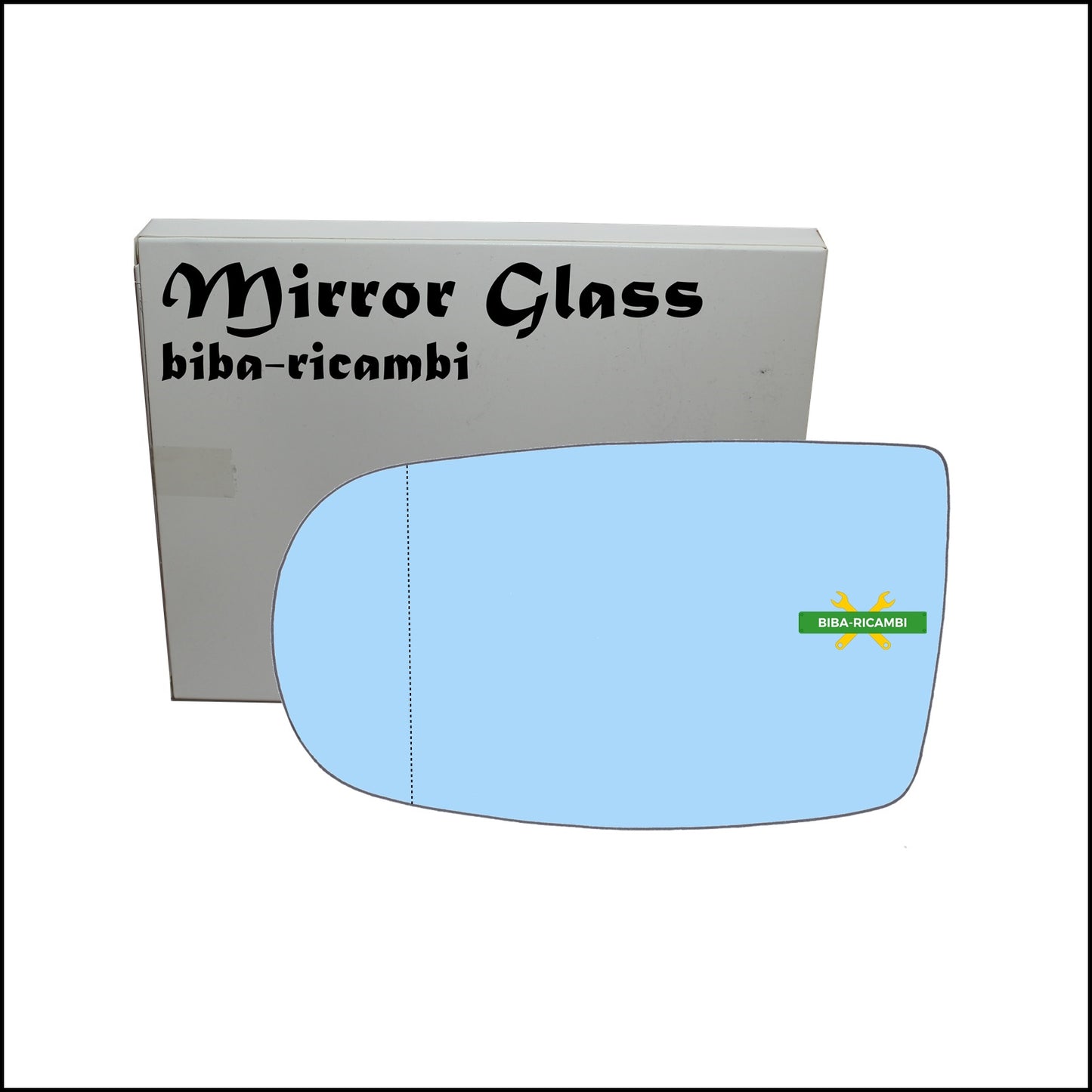 Blue Aspheric Mirror Glass Left Driver Side For Alfa Romeo GTV (916) from 1994-2005