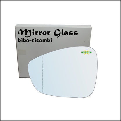 Aspherical Rearview Mirror Glass Left Driver Side For Citroen C3 Aircross I from 2013&gt;