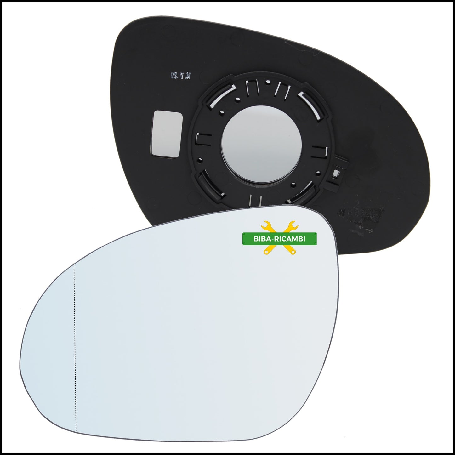 Aspherical Rearview Mirror Plate Left Driver Side For Hyundai i30 I (FD) from 2007-2010