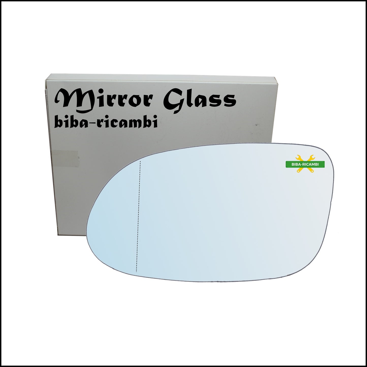 Aspherical Chrome Rearview Mirror Glass Left Driver Side For Mercedes Benz A-Class (W168) from 1997-2005