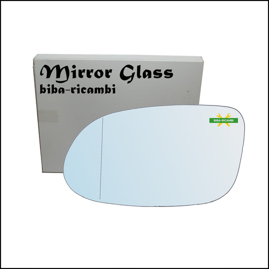 Aspherical Chrome Rearview Mirror Glass Left Driver Side For Mercedes Benz CLK I (C208) from 1997-2003