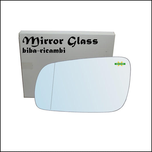 Aspherical Chrome Rearview Mirror Glass Left Driver Side For Audi A6 I (4A) from 1994-1997