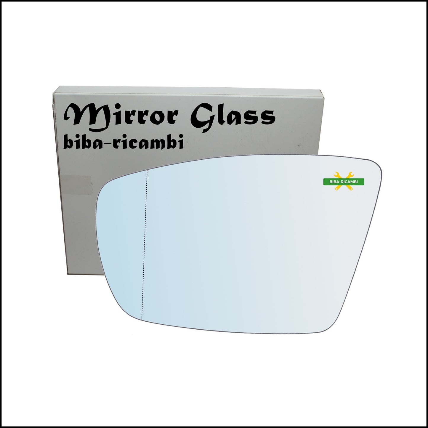 Aspherical Chrome Rearview Mirror Glass Left Driver Side For Aixam Coupe from 2017&gt;