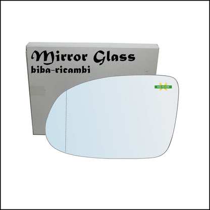 Aspherical Chrome Rear View Mirror Glass Left Driver Side For Opel Omega B (V94) from 1994-2003