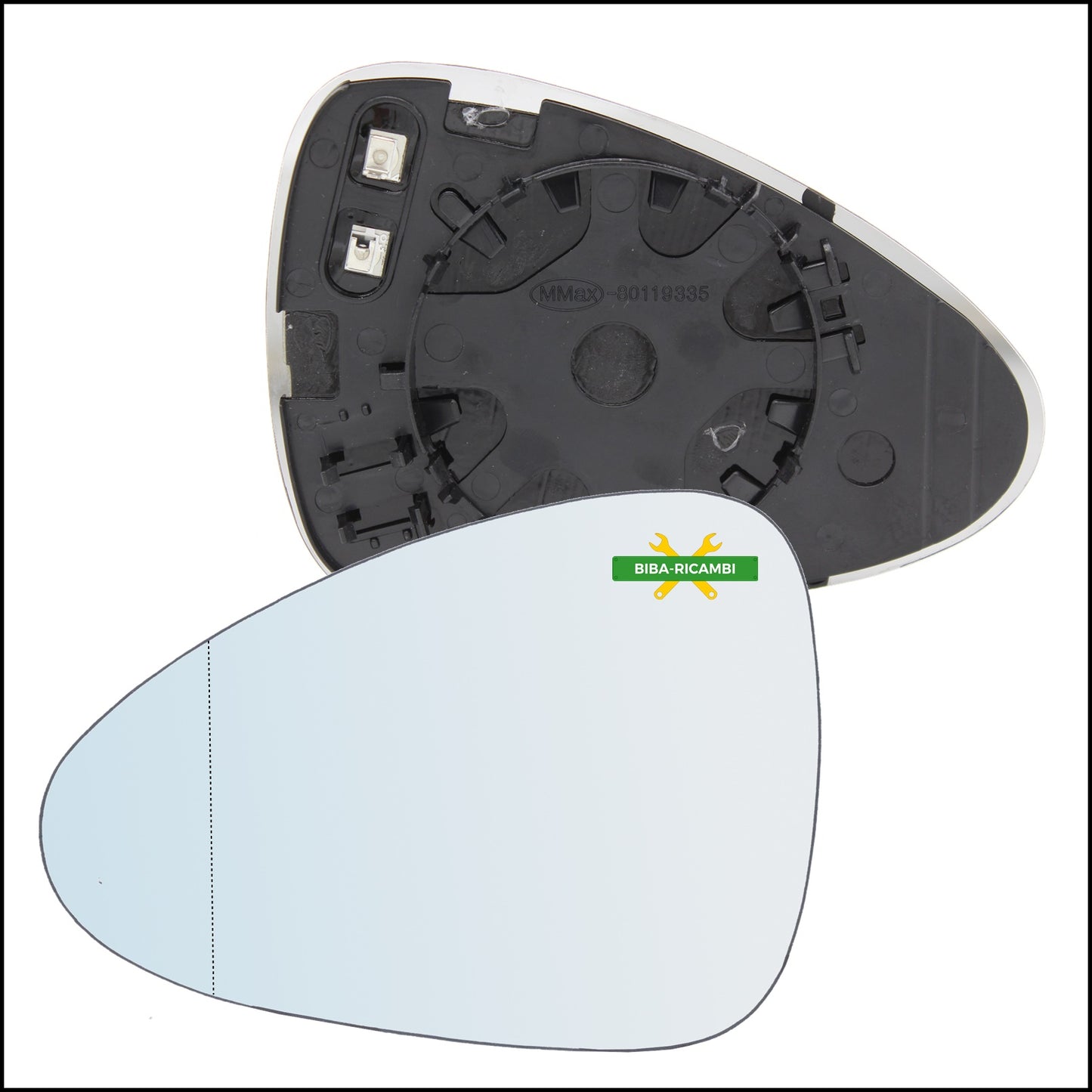 Aspherical Thermal Rearview Mirror Plate Driver Side For Porsche Panamera I (970) from 2009&gt;