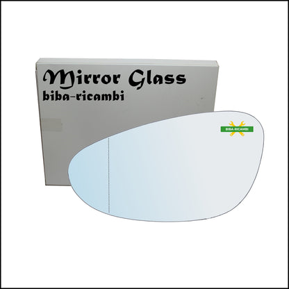 Aspherical Rearview Mirror Glass Left Driver Side For Porsche Boxter (986) from 1996-2004