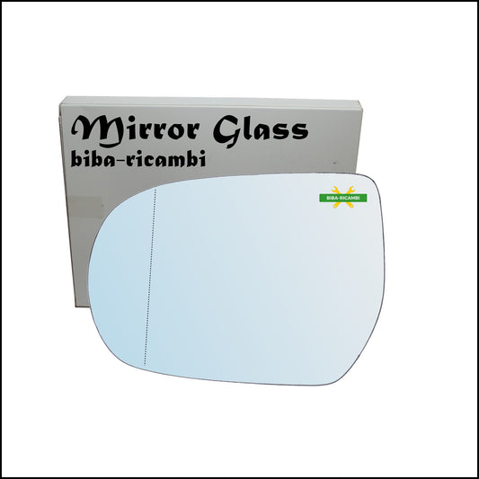 Aspherical Chrome Rear View Mirror Glass Left Driver Side For Mazda MPV II (LW) from 1999-2003