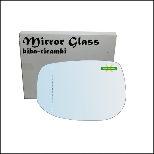 Aspherical Rearview Mirror Glass Left Driver Side For Honda Jazz III (GE) from 2007&gt;