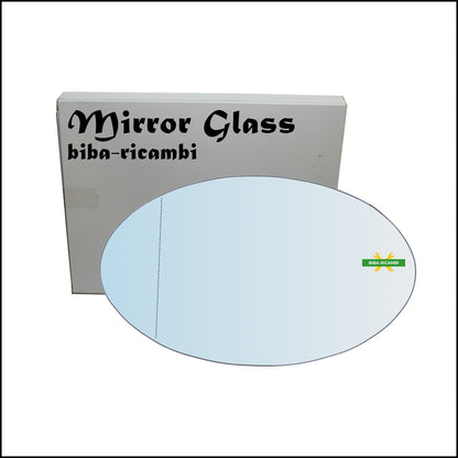 Aspherical Rearview Mirror Glass Left Driver Side For Mini Cooper (R50,R52,R53) from 2001&gt;2008