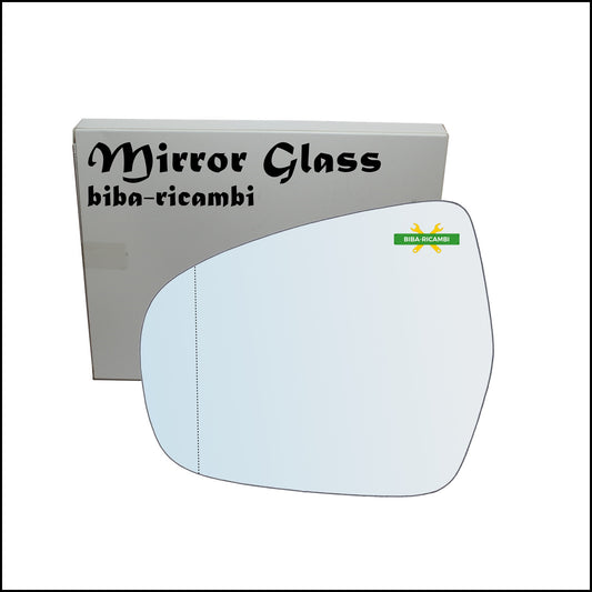 Aspherical Rearview Mirror Glass Left Driver Side For Suzuki SX4 S-Cross (JY) from 2013&gt;