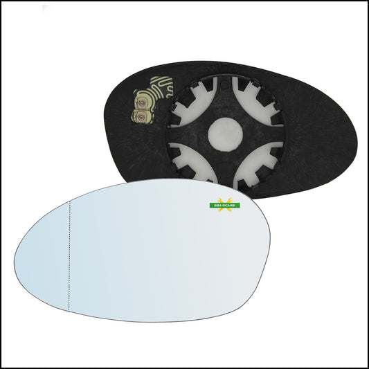 V. Piastra Specchio Retrovisore Termica Asferica Lato Sx-Guidatore (solo dal 2003-2008) BIBA-RICAMBI