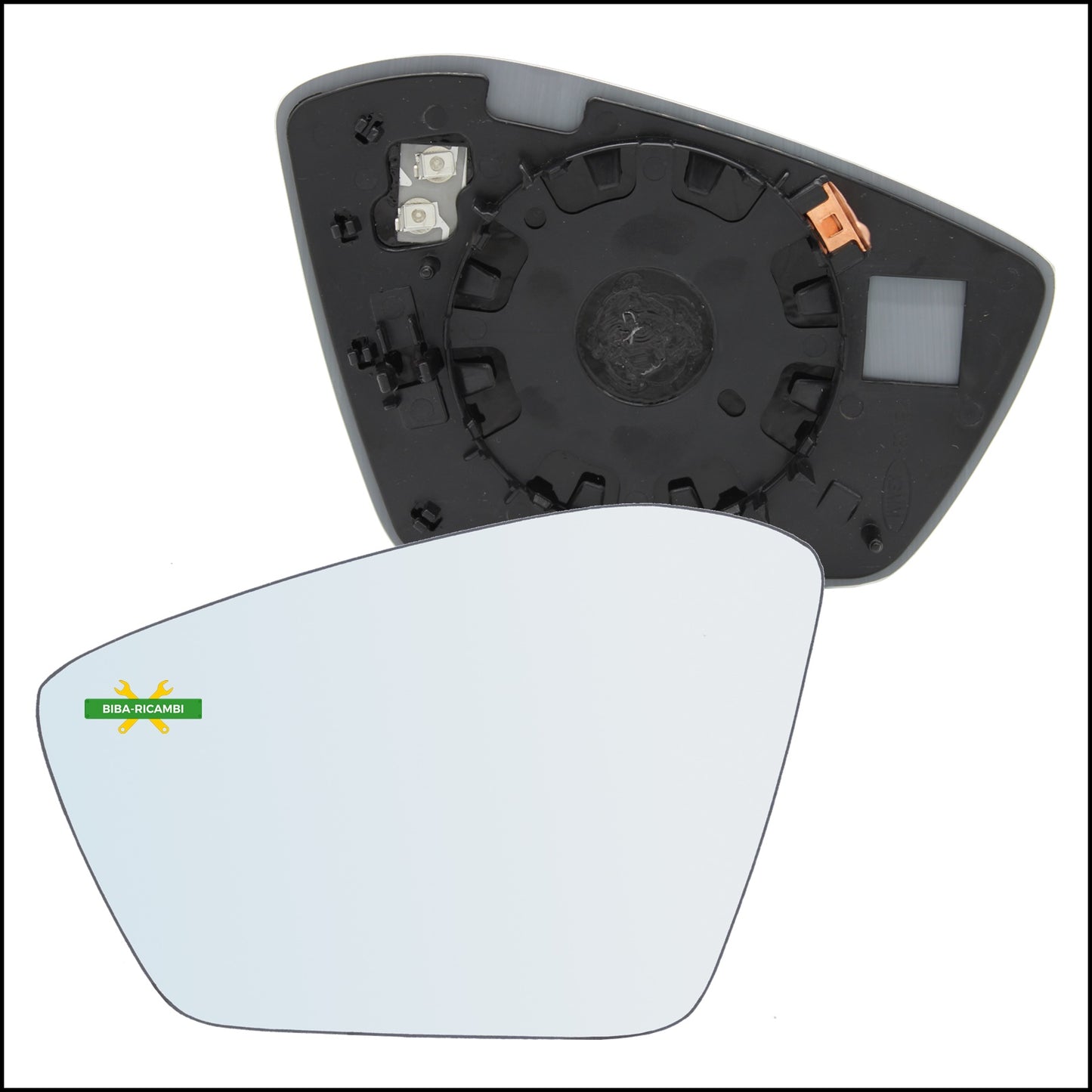 Heated Mirror Plate Left Driver Side For Skoda Superb III (3V) from 2015&gt;