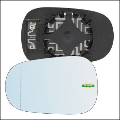 Piastra Retrovisore Asferica Termica Lato Sx-Guidatore Per Renault Clio I (B/C) dal 1990-1998