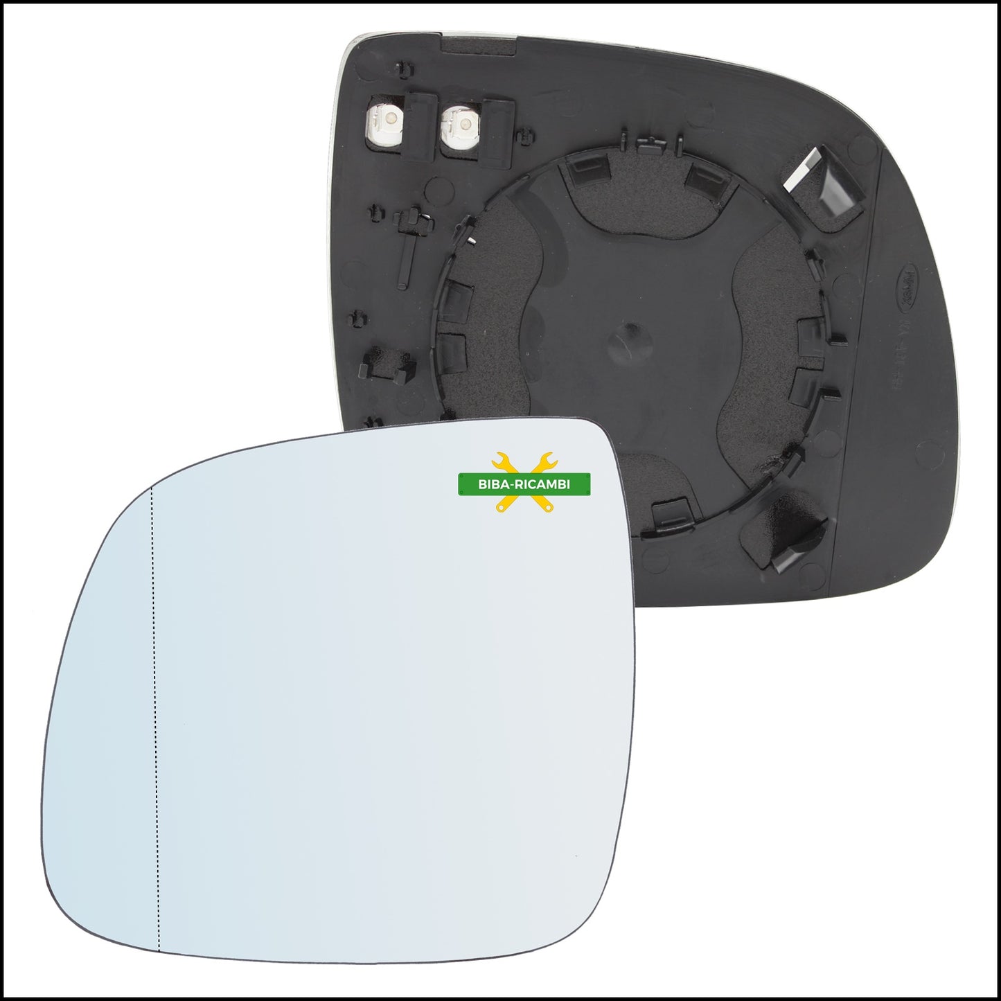 Aspherical Thermal Rearview Mirror Plate Ø 108 Connection Left Driver Side For Volkswagen Amarok (2HA) from 2010&gt;