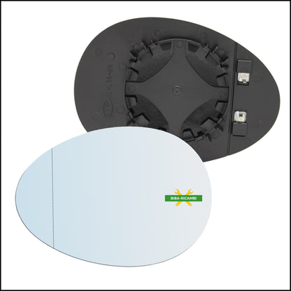 Specchio Piastra Retrovisore Termica Asferica Lato Sx-Guidatore Per Mini Cooper (R56) solo dal 2005-2011