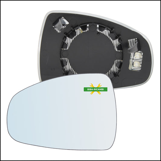 Heated Mirror Plate Left Driver Side For Audi A1 (8X) from 2010&gt;