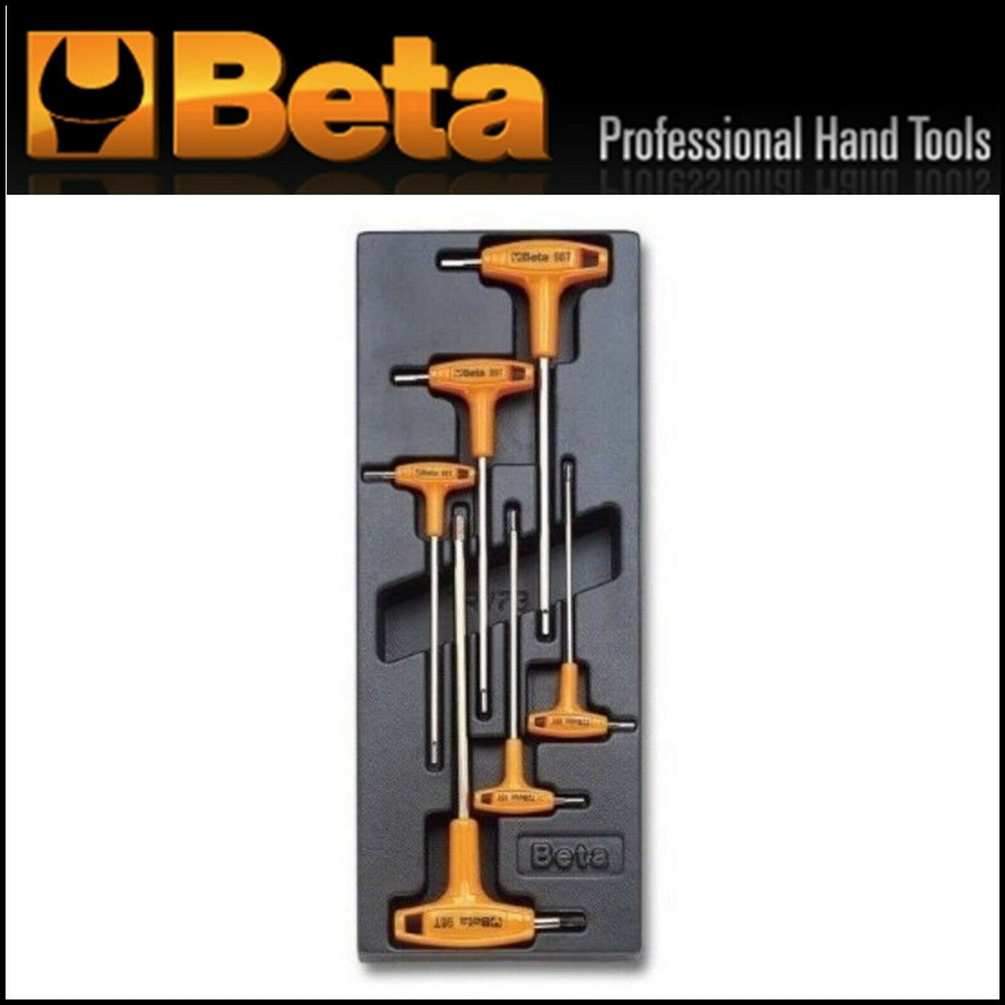 Rigid module + 6 bent hexagonal male keys with BETA T52 handle