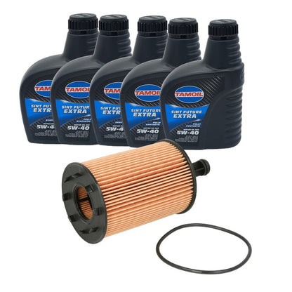 Kit Cambio Olio 5W40 Compatibile Per Jeep Patriot 2.0 CRD 103KW-140CV BIBA-RICAMBI