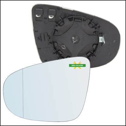 Aspherical Thermal Rearview Mirror Plate Left Driver Side For Volkswagen Golf VI from 2008-2012