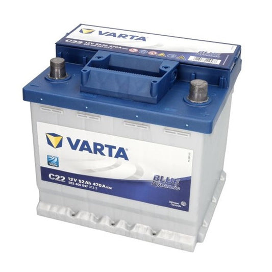 Batteria Varta 12V 52Ah Spunto 470.0 A | Polarità DX BIBA-RICAMBI