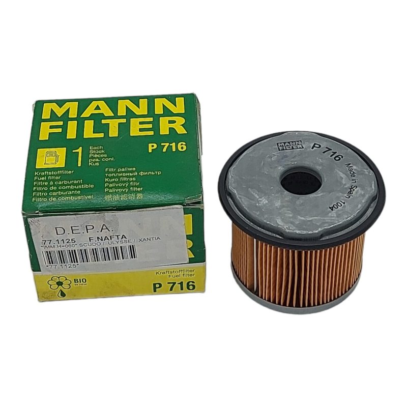 Filtro Carburante Compatibile Per Citroen | Fiat | FSO | Hyundai | Peugeot Mann Filter