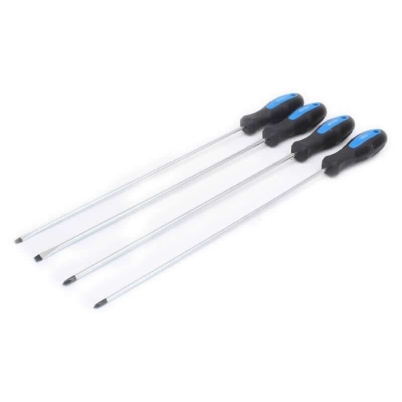 Set of 4 screwdrivers long screwdrivers 450mm chrome vanadium magnetic tip