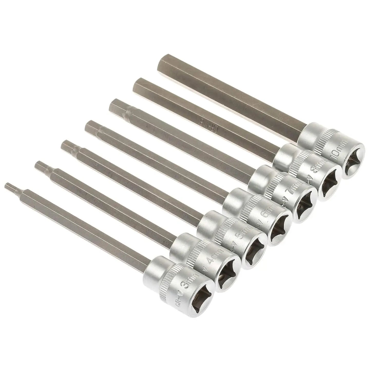 Hexagonal Male Socket Set Length 110 MM (7 pieces)