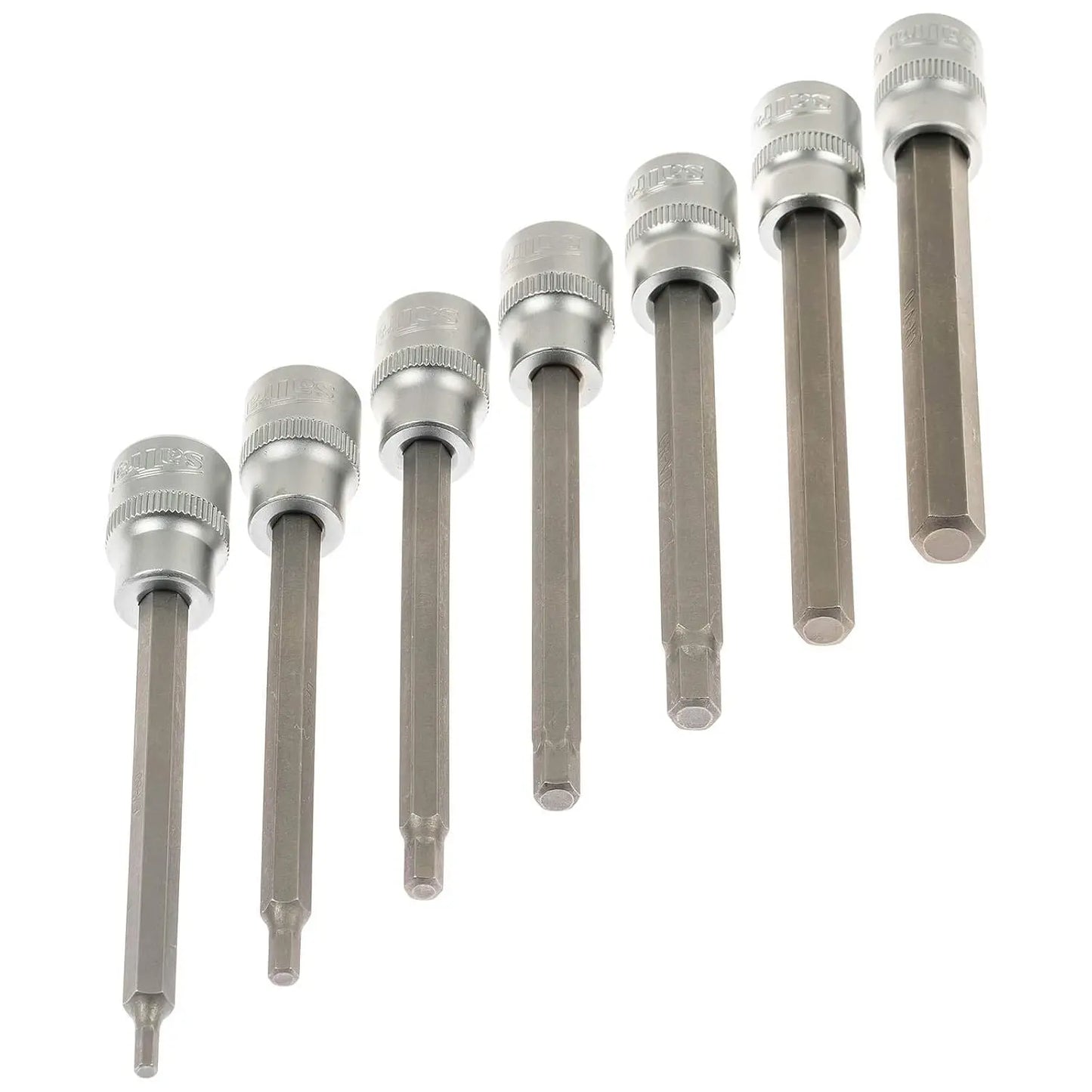 Hexagonal Male Socket Set Length 110 MM (7 pieces)