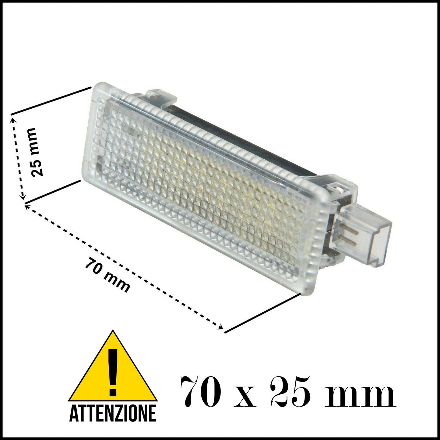 Lampadina Led Plafoniera per illuminazione vano bagagli Per Bmw Serie 1 (E81,E87) dal 2003-2013