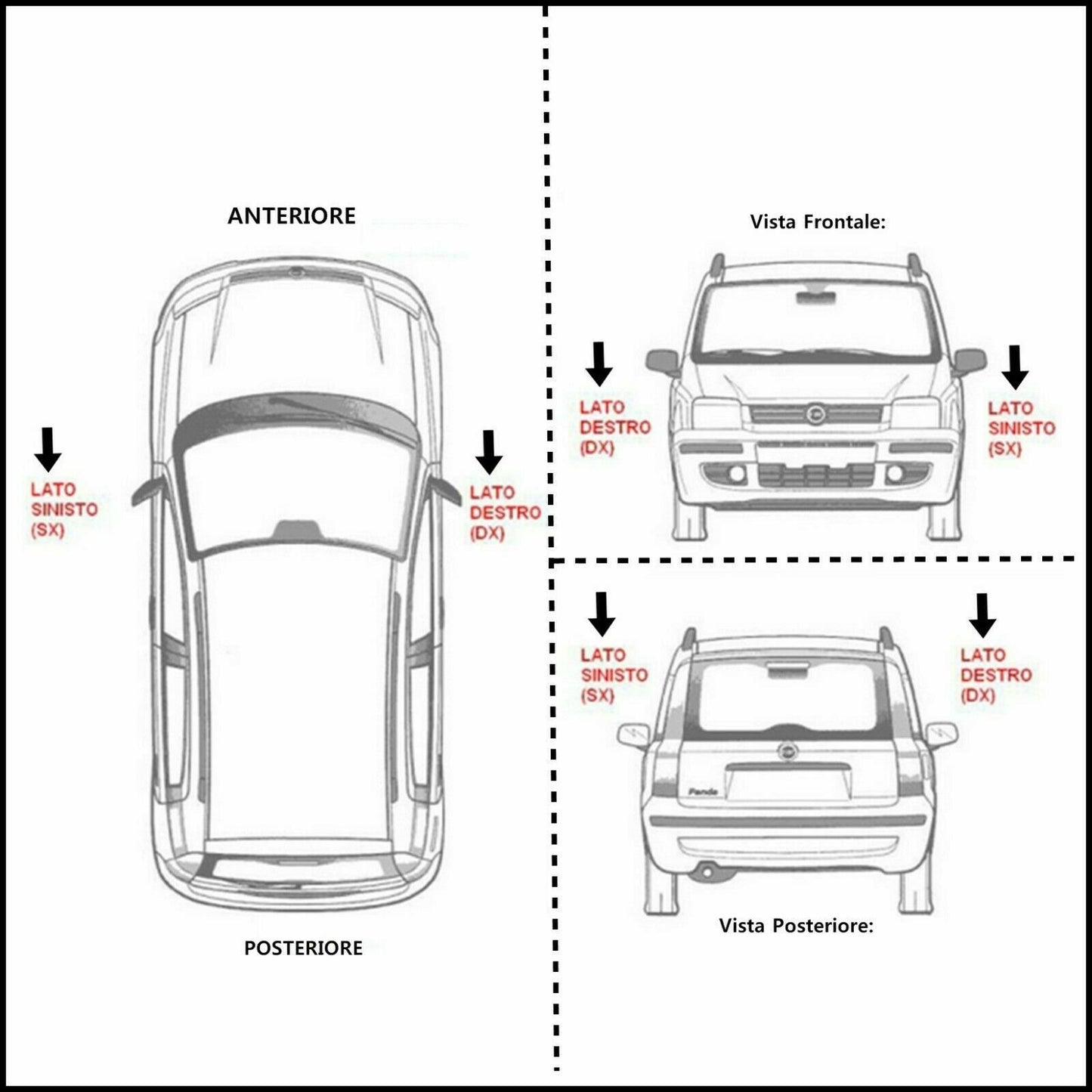 Testina Sterzo Anteriore Lato Dx-Passeggero