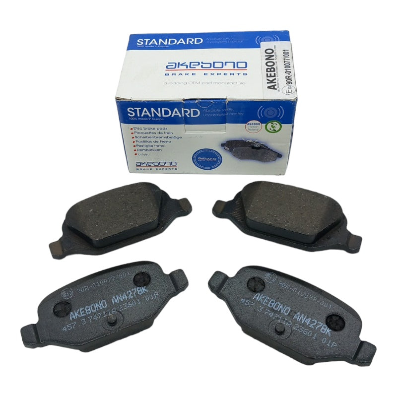 Kit 4 Pastiglie Freno Posteriori Compatibile Per Lancia Ypsilon I (843) dal 2003> BIBA-RICAMBI