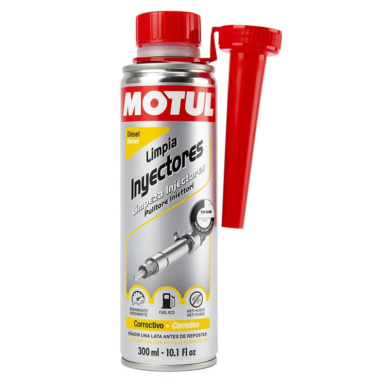 Additivo Pulitore Iniettori Diesel Motul Injector Cleaner per gasolio 300 ml BIBA-RICAMBI