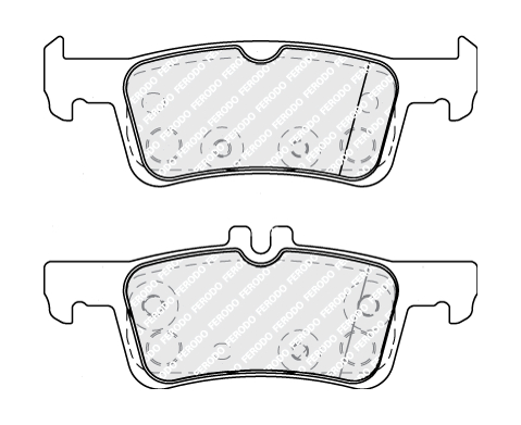 Kit 4 Pastiglie Freno Moto Marca Ferodo Codice | FDB5130 BIBA-RICAMBI