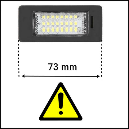 Lampadine Placchette Luci Targa Led Specifiche Per BMW Serie 1 (E82) Coupé dal 2006-2013