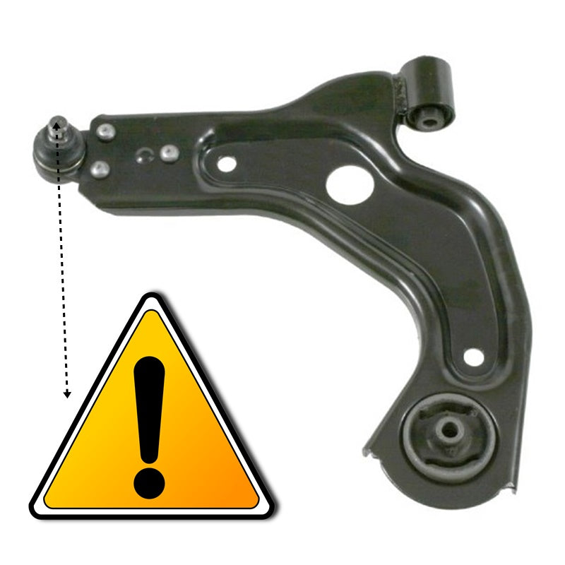 Braccio Sospensione Lato DX Compatibile Per Mazda 121 III (JASM) | (cono16,8mm) BIBA-RICAMBI