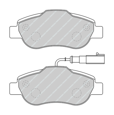 Kit 4 Pastiglie Freno Moto Marca Ferodo Codice | FDB5097 BIBA-RICAMBI