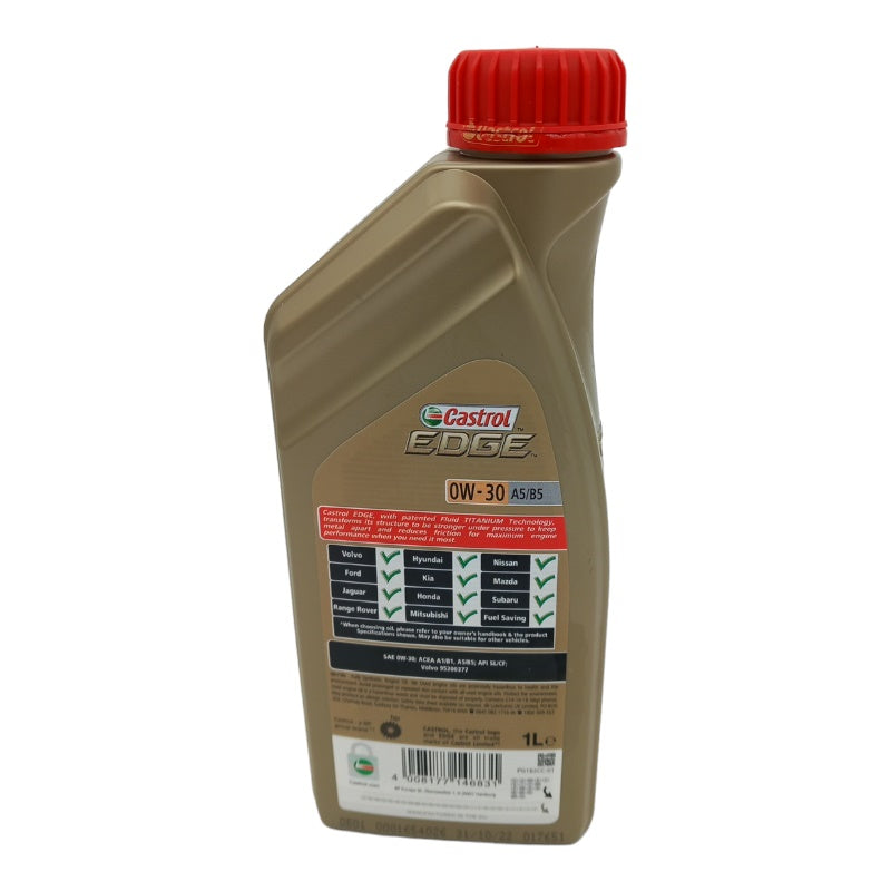 Olio Motore Castrol Edge Professional 5W30 LL III | VW 504 00 / 507 00 BIBA-RICAMBI